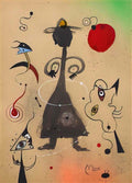 Joan Miro tres joans homenatge a joan prats frontispice Art A4 Photo Print