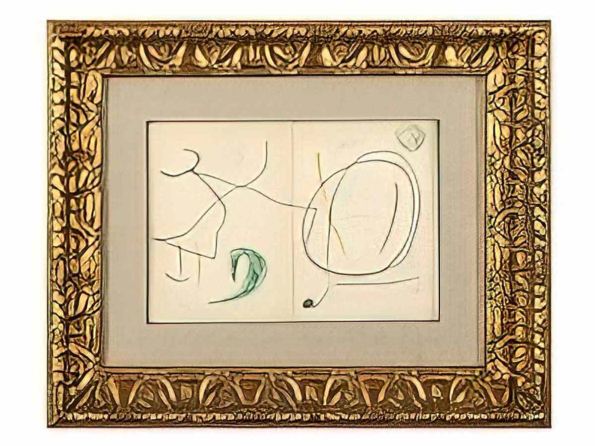 Joan Miro untitled 12 Art A4 Photo Print