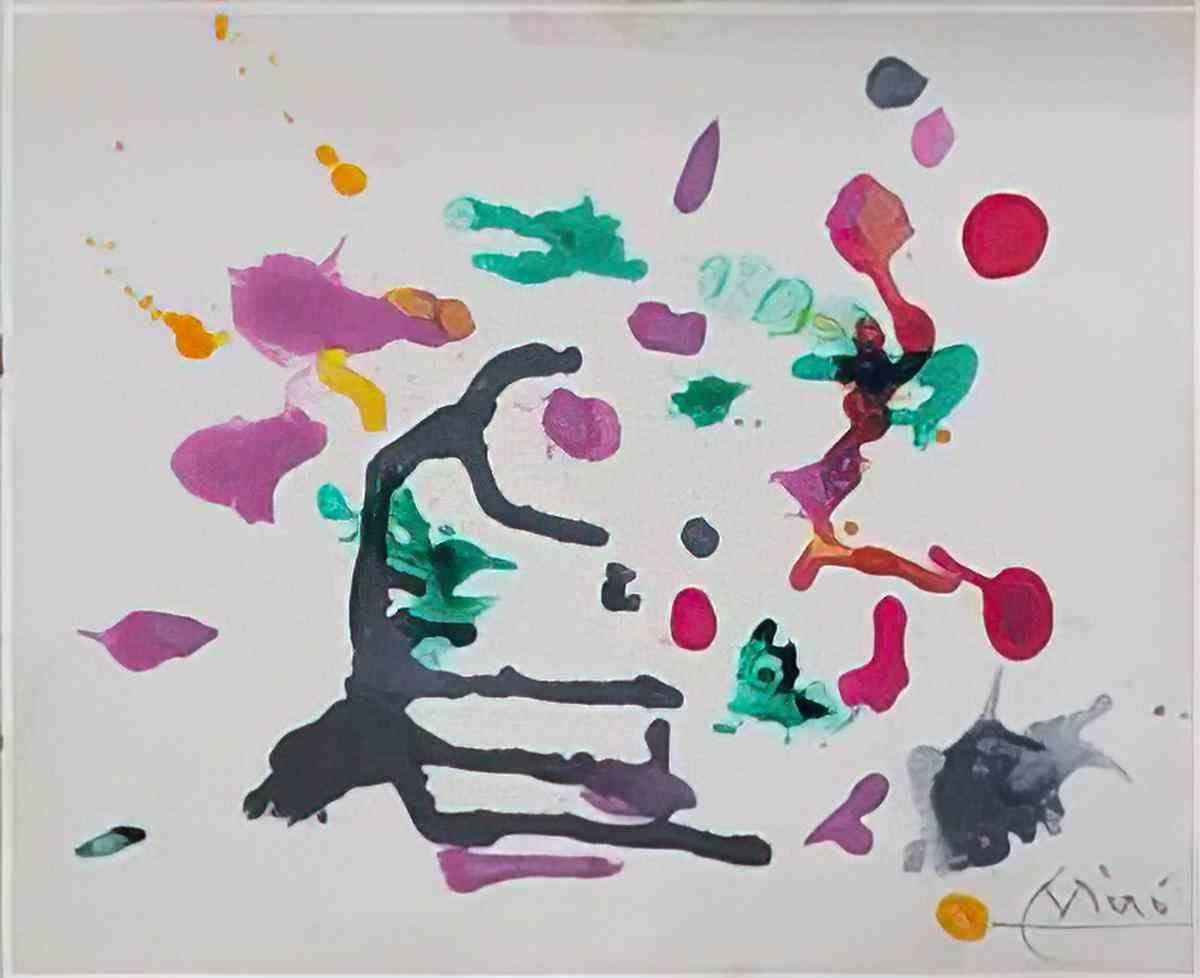 Joan Miro untitled 15 Art A4 Photo Print