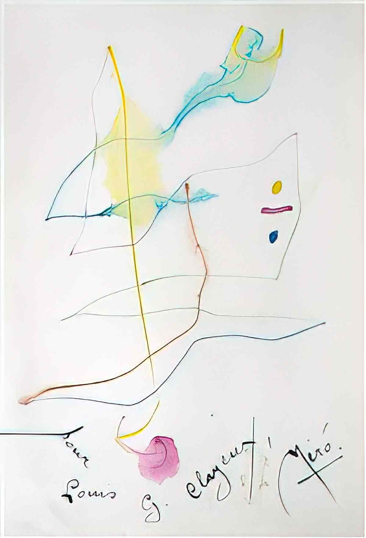 Joan Miro untitled 1957 Art A4 Photo Print
