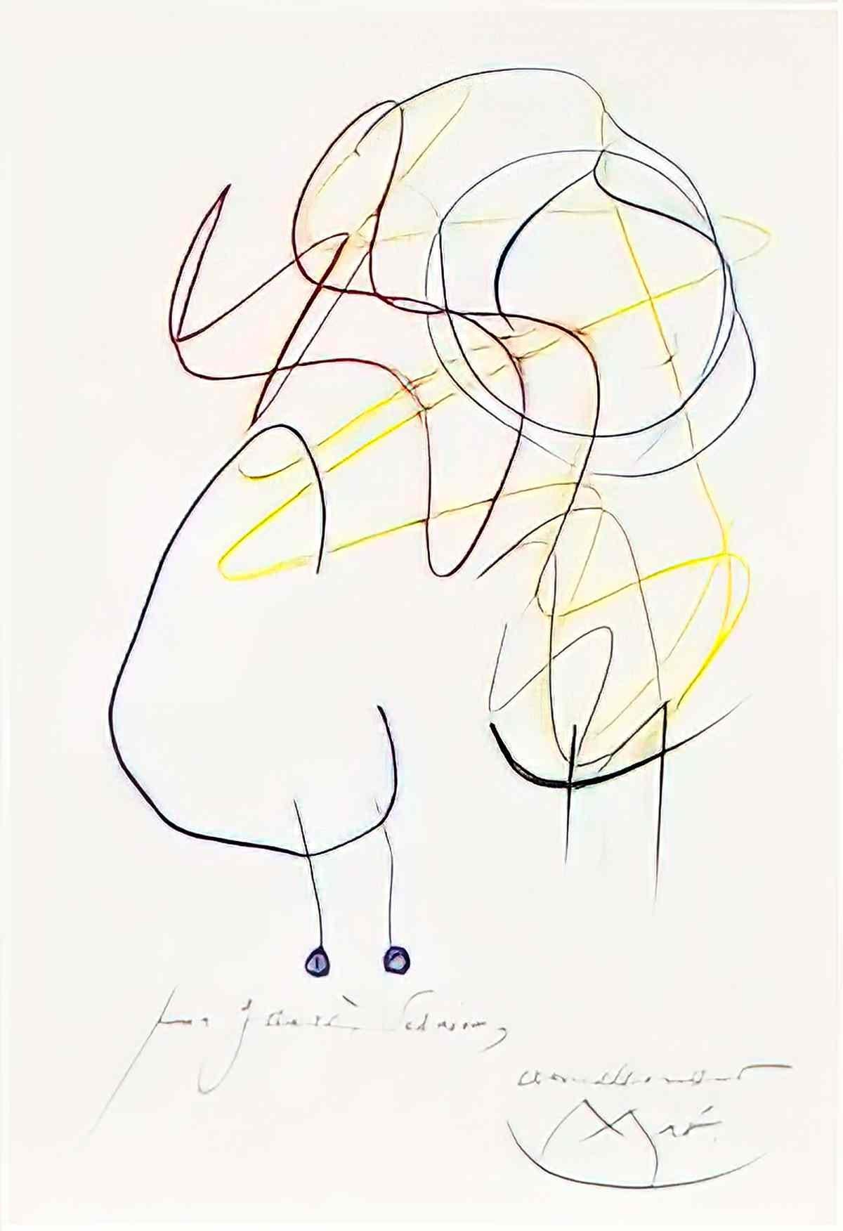 Joan Miro untitled from les essencies de la terra2 Art A4 Photo Print