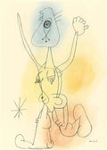 Joan Miro untitled iii iv vii and xiv Art A4 Photo Print