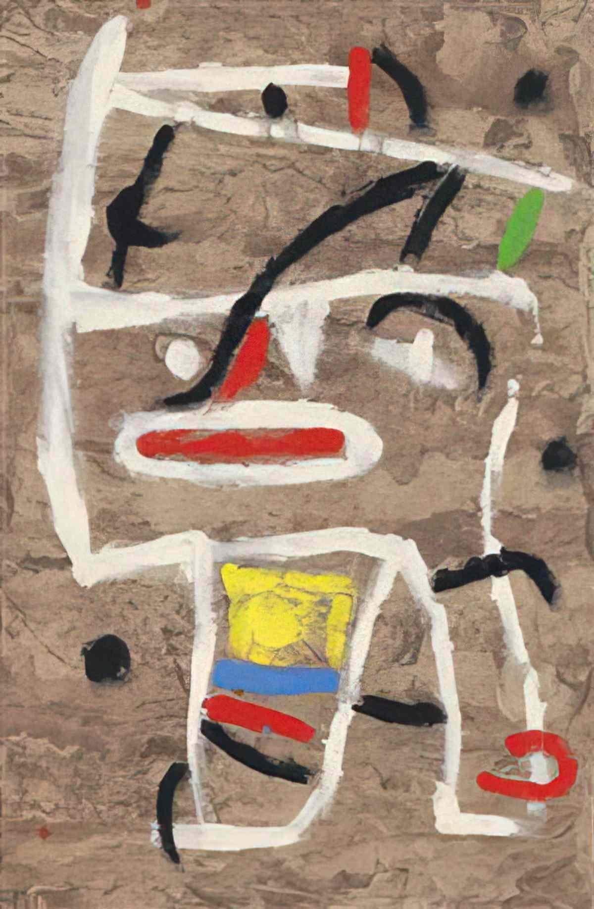 Joan Miro untitled image Art A4 Photo Print