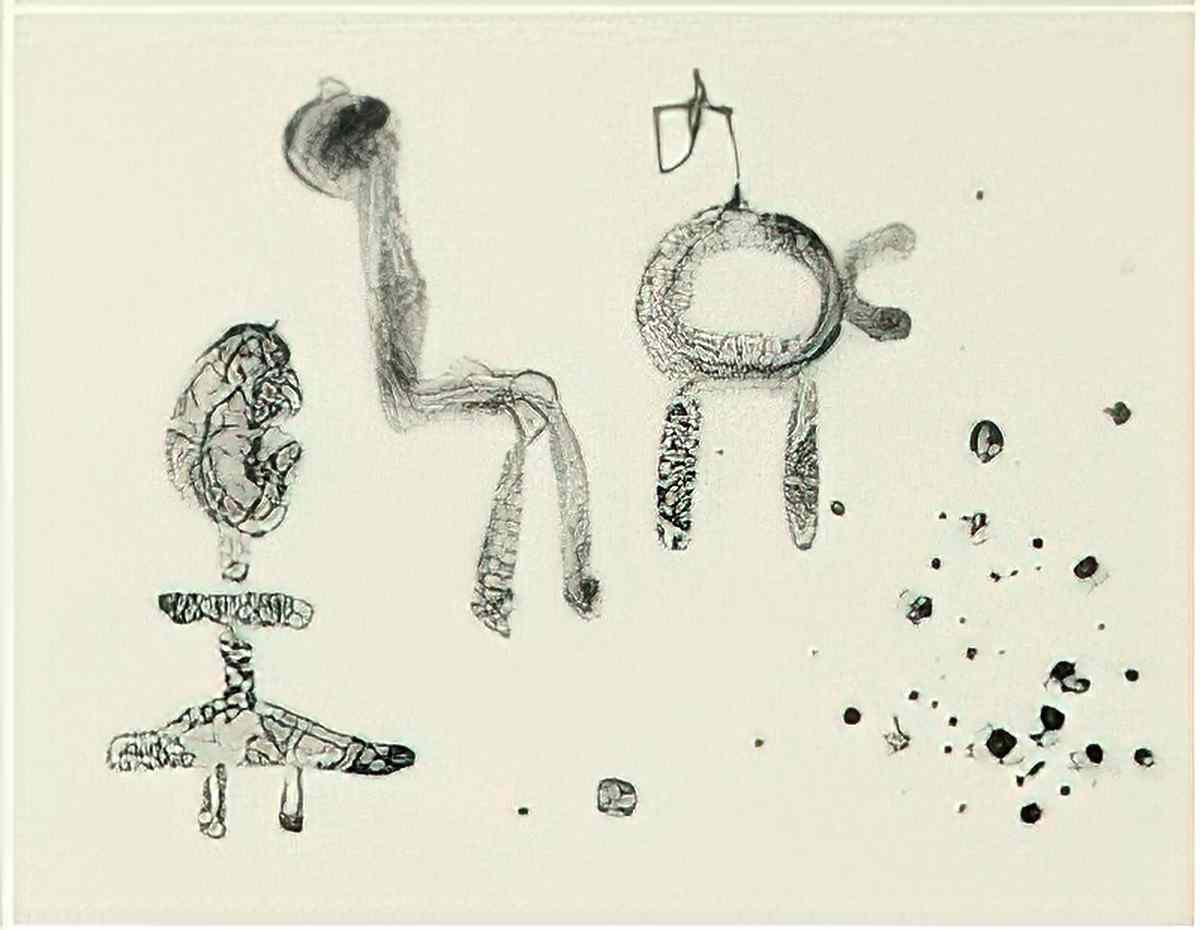 Joan Miro untitled invitation to sala gaspar1 Art A4 Photo Print