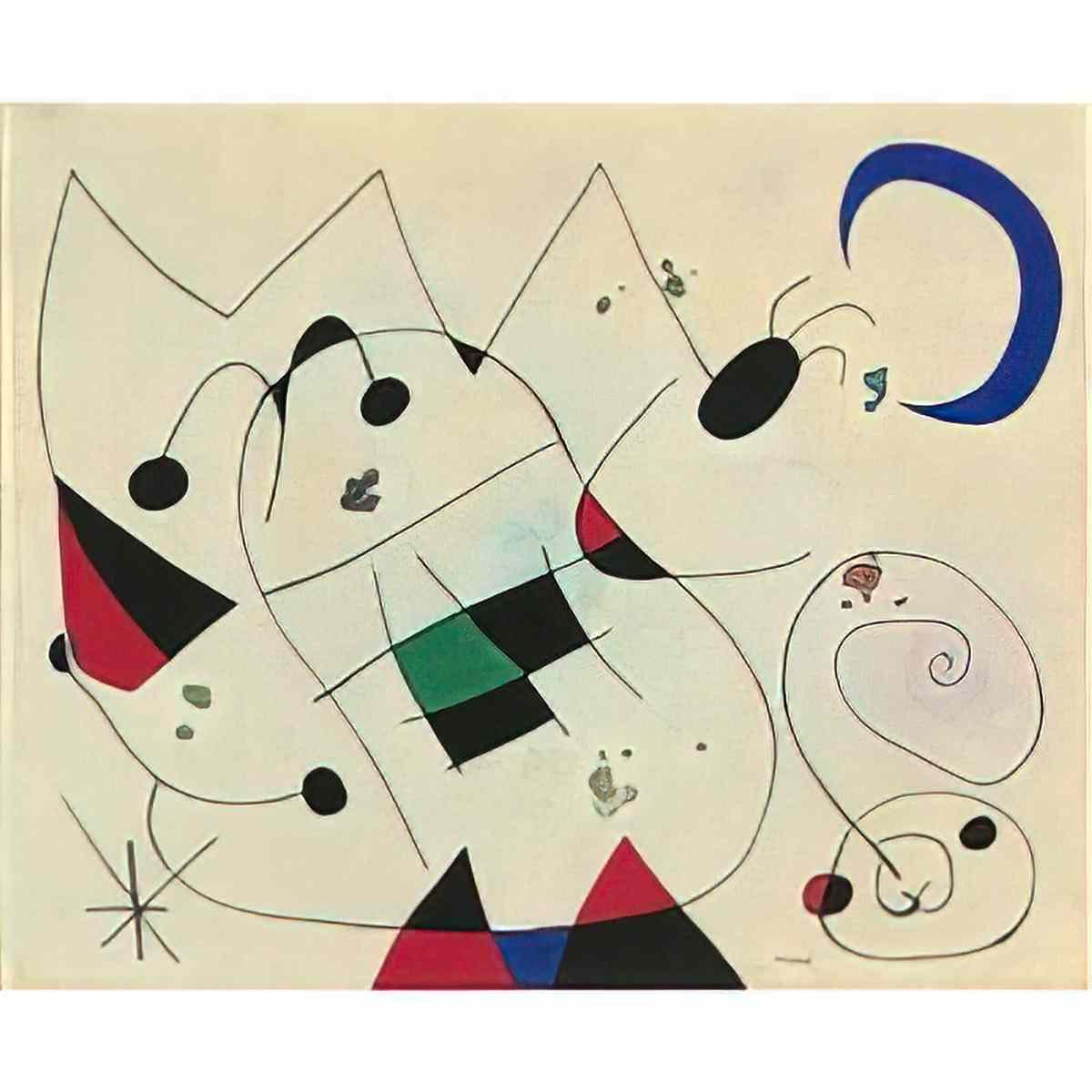 Joan Miro untitled110 Art A4 Photo Print