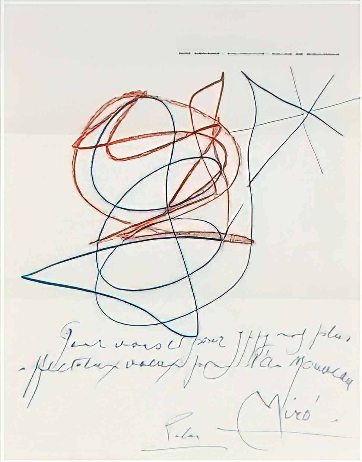 Joan Miro untitled113 Art A4 Photo Print
