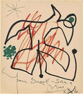 Joan Miro untitled122 Art A4 Photo Print
