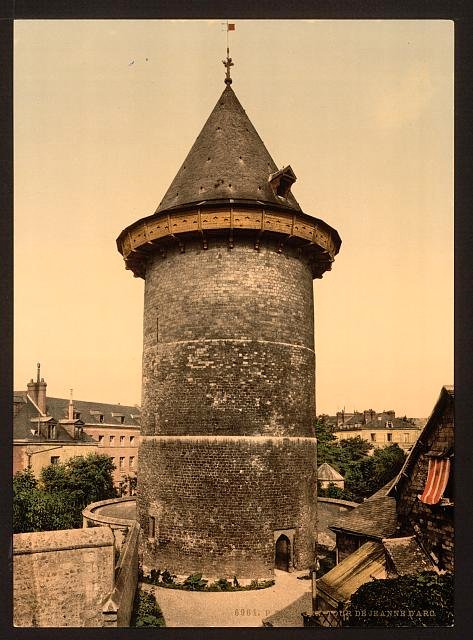 Joan of Arcs Tower Rouen Vintage A4 Photo Print