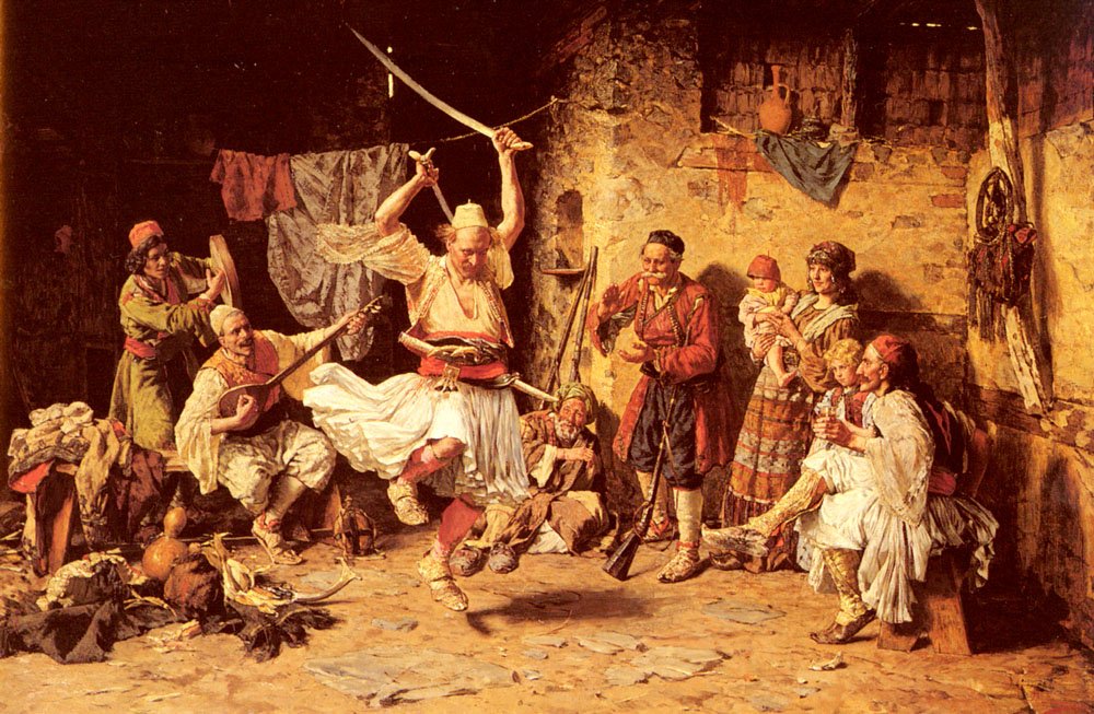 Joanovitch Paul The Sword Dance Art A4 Photo Print