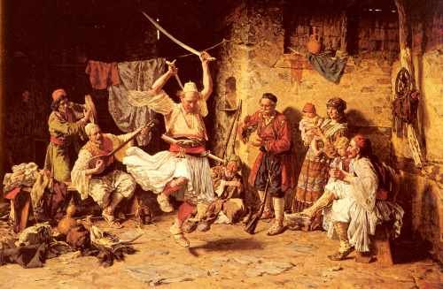 Joanovitch Paul The Sword Dance A4 Photo Print