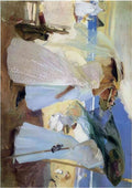 Joaquin Sorolla Y Bastida Under the awning 26 A4 Photo Print