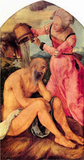 Job Mocked His Wife Durer A4 Photo Print