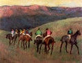 Jockeys in Training by Degas A4 Photo Print