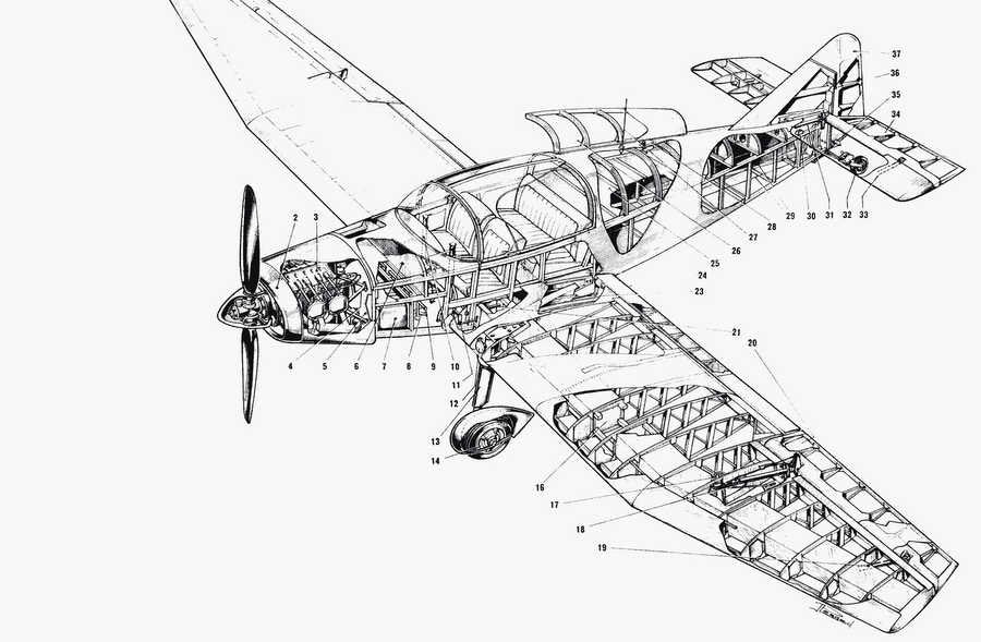 Jodel D.140 cutaway A4 Photo Print