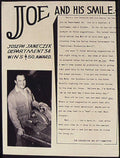 Joe Janeczek Smile Vintage Retro Advert Poster A4 Photo Print