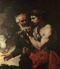 Johann Carl Loth Mercury piping to Argus A4 Photo Print
