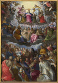 Johann Rottenhammer The Coronation of the Virgin A4 Photo Print
