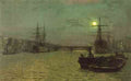 John Atkinson Grimshaw London BridgeHalf Tide A4 Photo Print