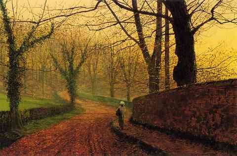 John Atkinson Grimshaw Stapleton Park Near Pontefract A4 Photo Print