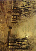 John Atkinson Grimshaw The Turn Of The Road A4 Photo Print