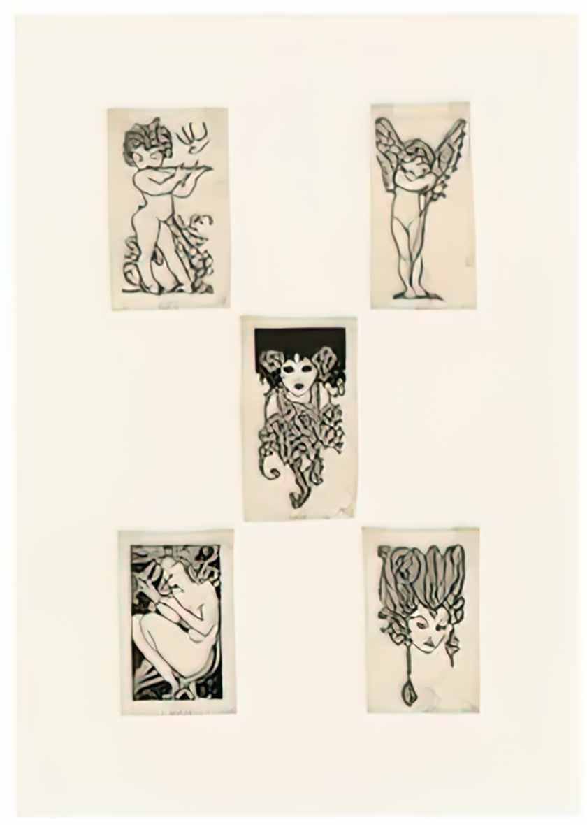 Joan Miro voeux de fin dannee Art A4 Photo Print