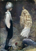 John Bauer Page 003 Fairy Art A4 Photo Print