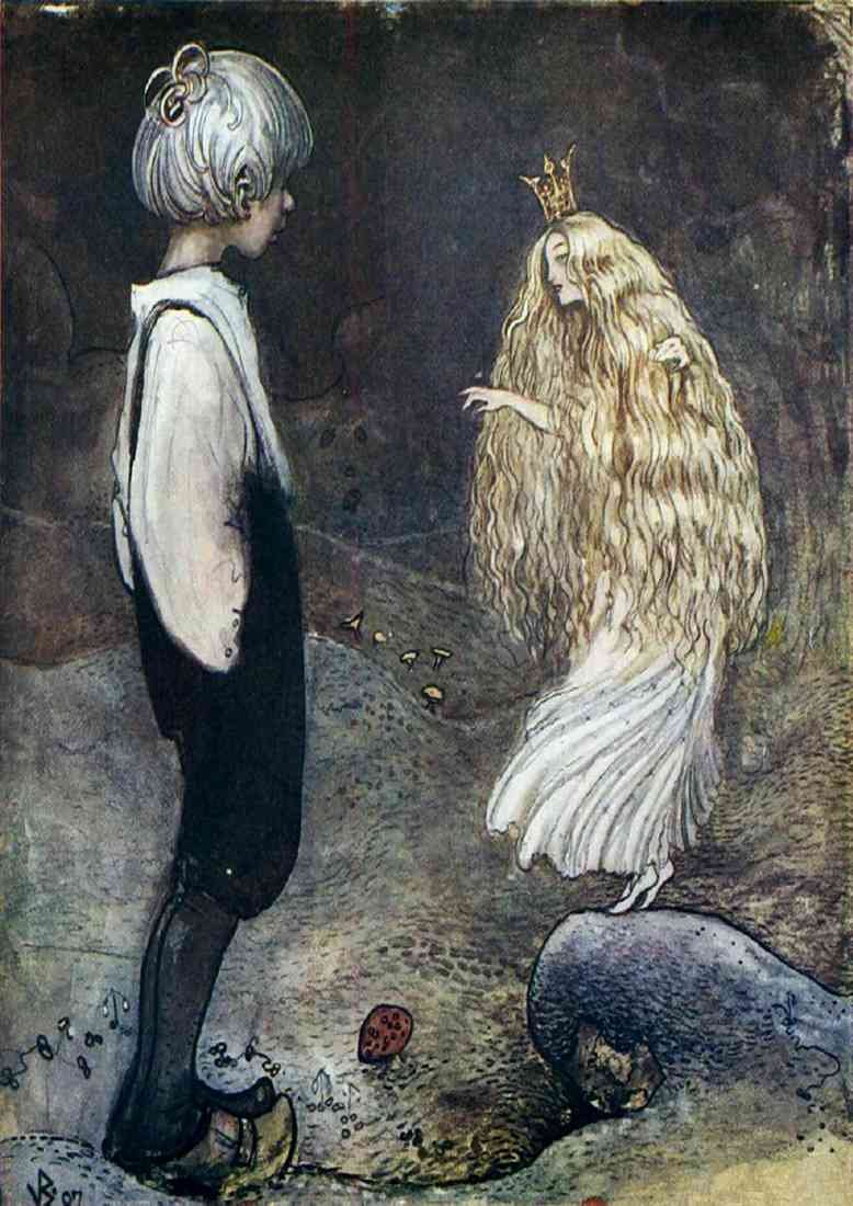 John Bauer Page 003 Fairy Art A4 Photo Print