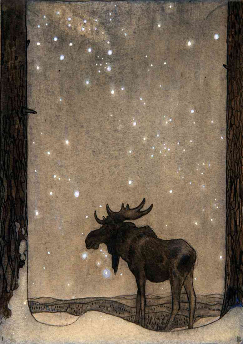 John Bauer Page 004 Fairy Art A4 Photo Print