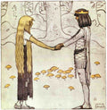 John Bauer Page 008 Fairy Art Vintage Illustration A4 Photo Print