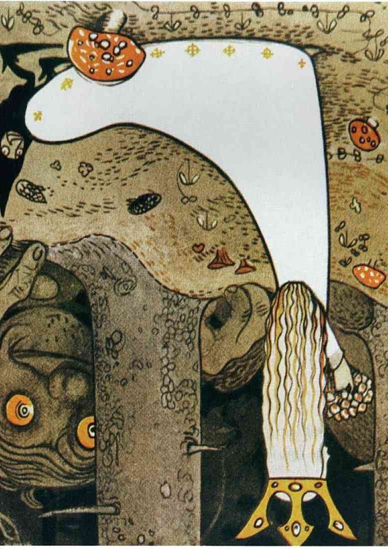 John Bauer Page 009 Fairy Art CROP A4 Photo Print