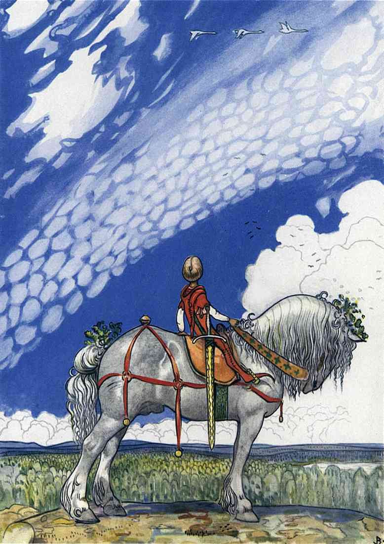 John Bauer Page 015 Fairy Art A4 Photo Print
