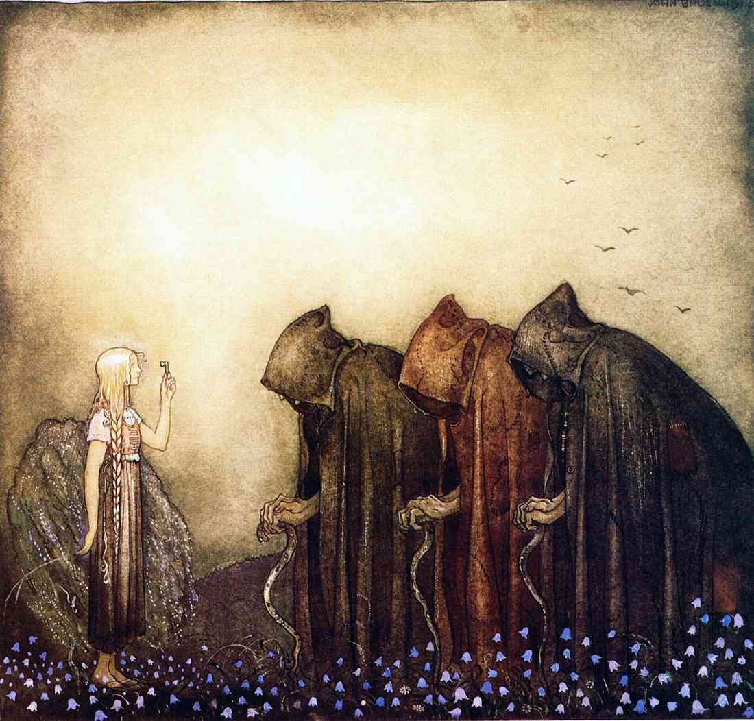John Bauer Page 020 Fairy Art A4 Photo Print
