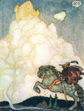 John Bauer Page 024 Fairy Art Vintage Illustration A4 Photo Print