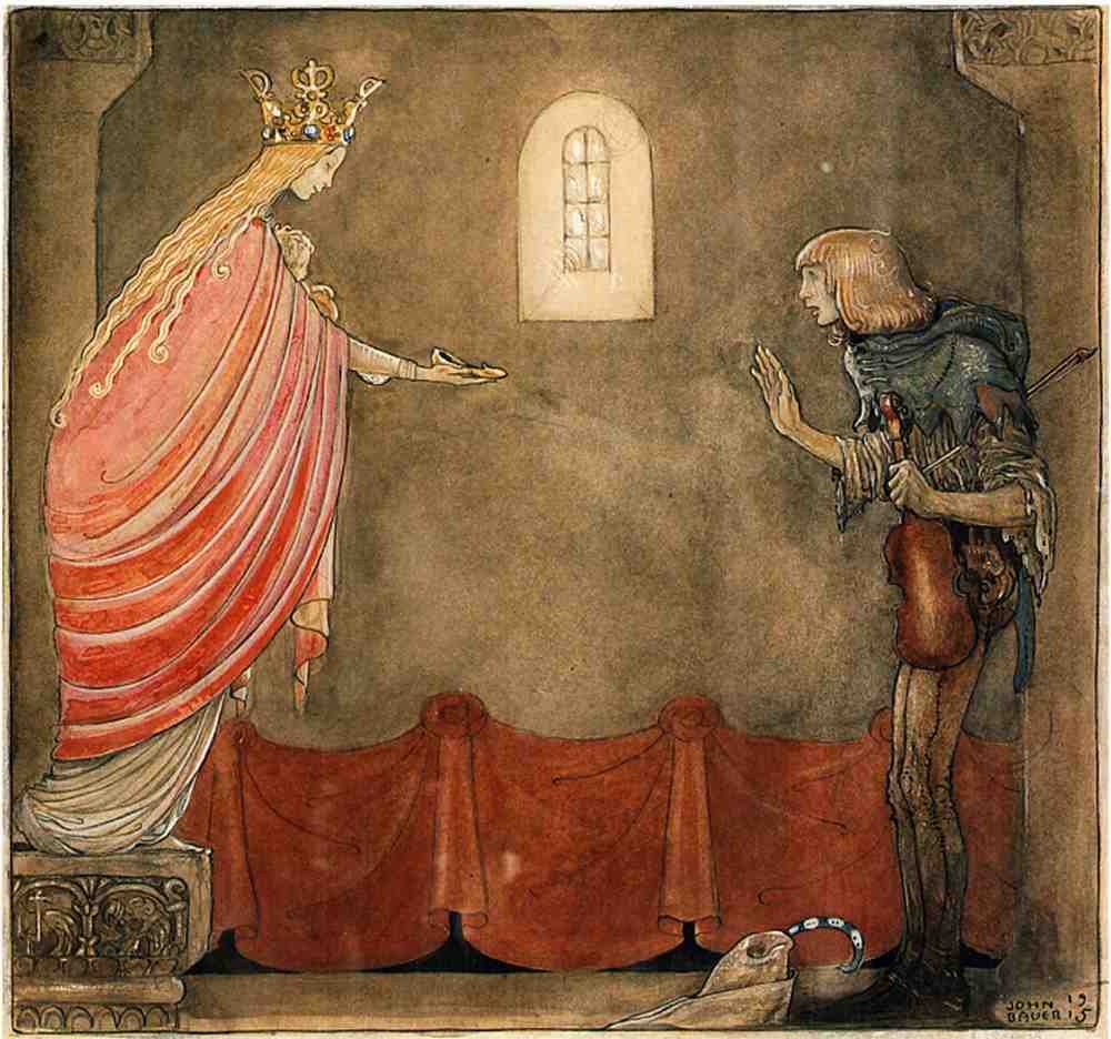 John Bauer Page 027 Fairy Art Vintage Illustration A4 Photo Print