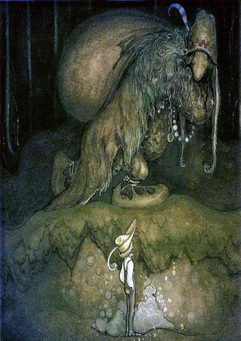 John Bauer Page 033 Fairy Art A4 Photo Print