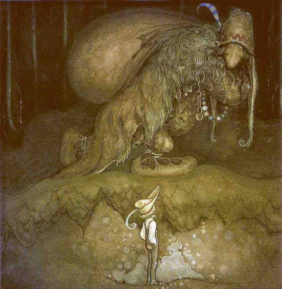 John Bauer Page 033 Fairy Art Vintage Illustration A4 Photo Print