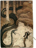 John Bauer Page 041 Fairy Art Vintage Illustration A4 Photo Print