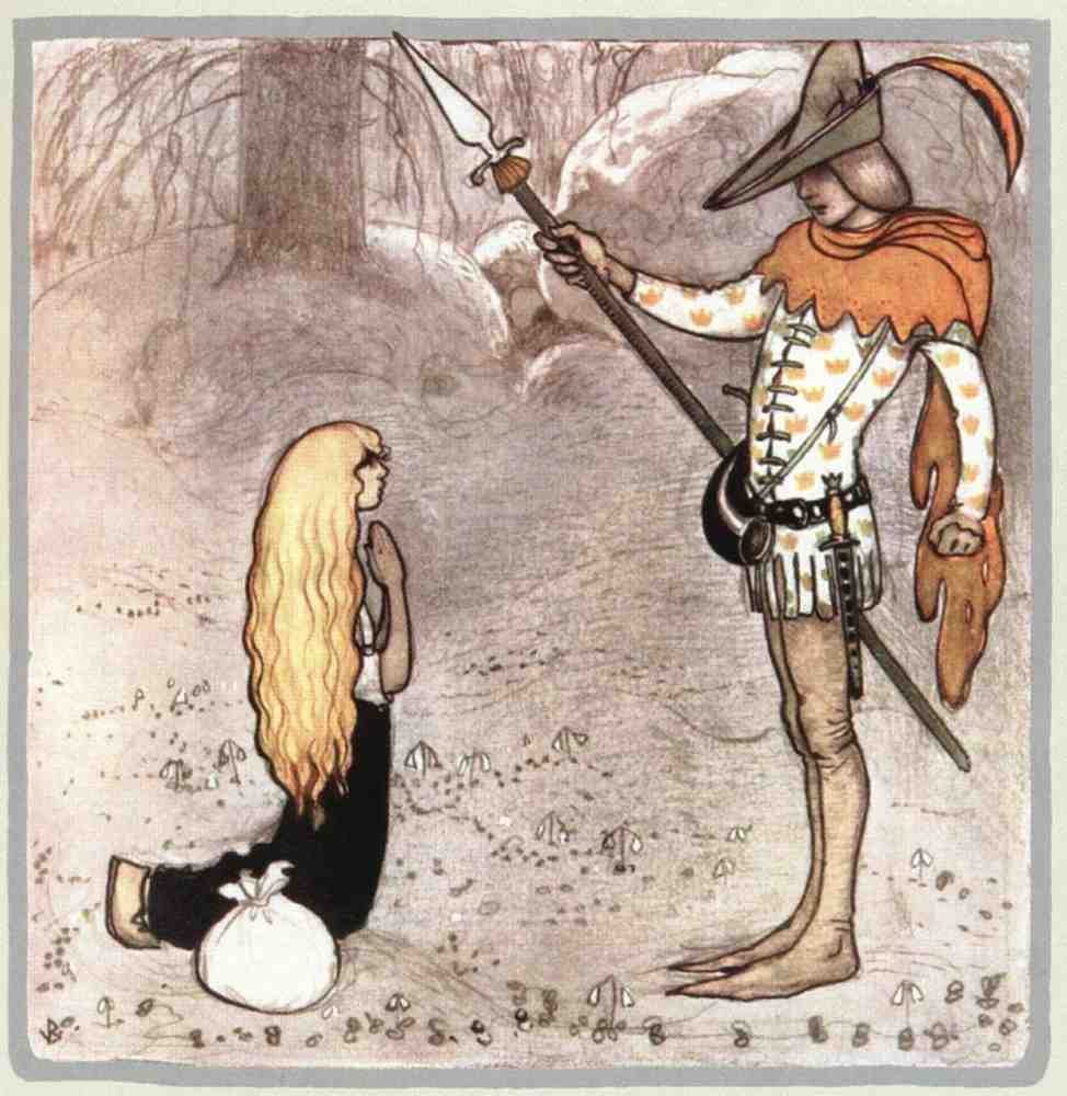 John Bauer Page 046 Fairy Art Vintage Illustration A4 Photo Print