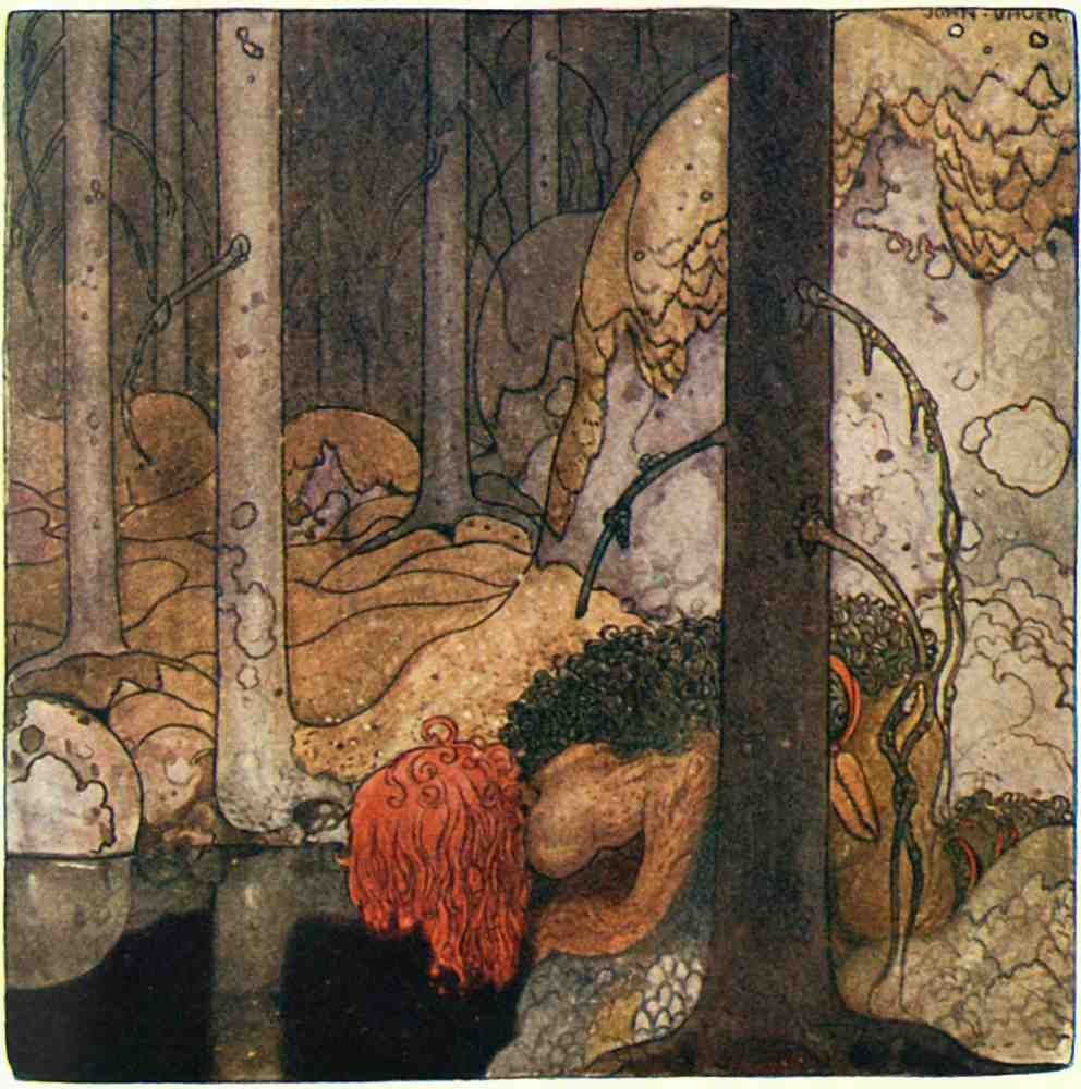 John Bauer Page 059 Fairy Art Vintage Illustration A4 Photo Print