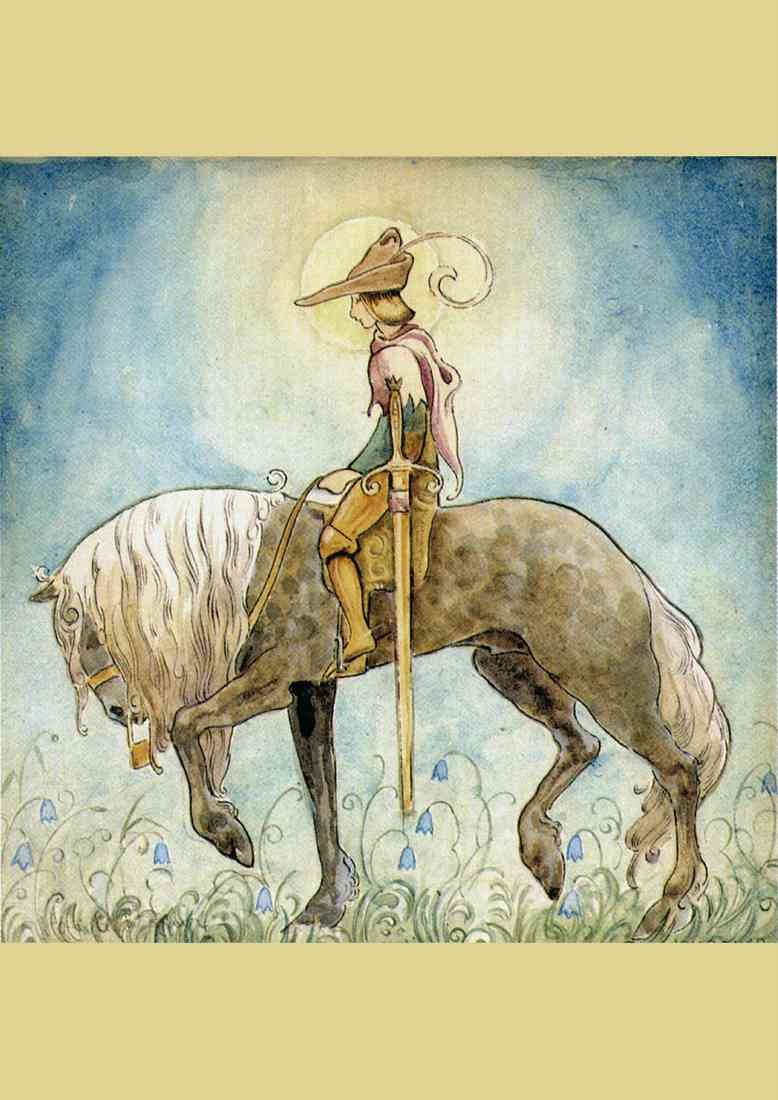 John Bauer Page 063 Fairy Art A4 Photo Print