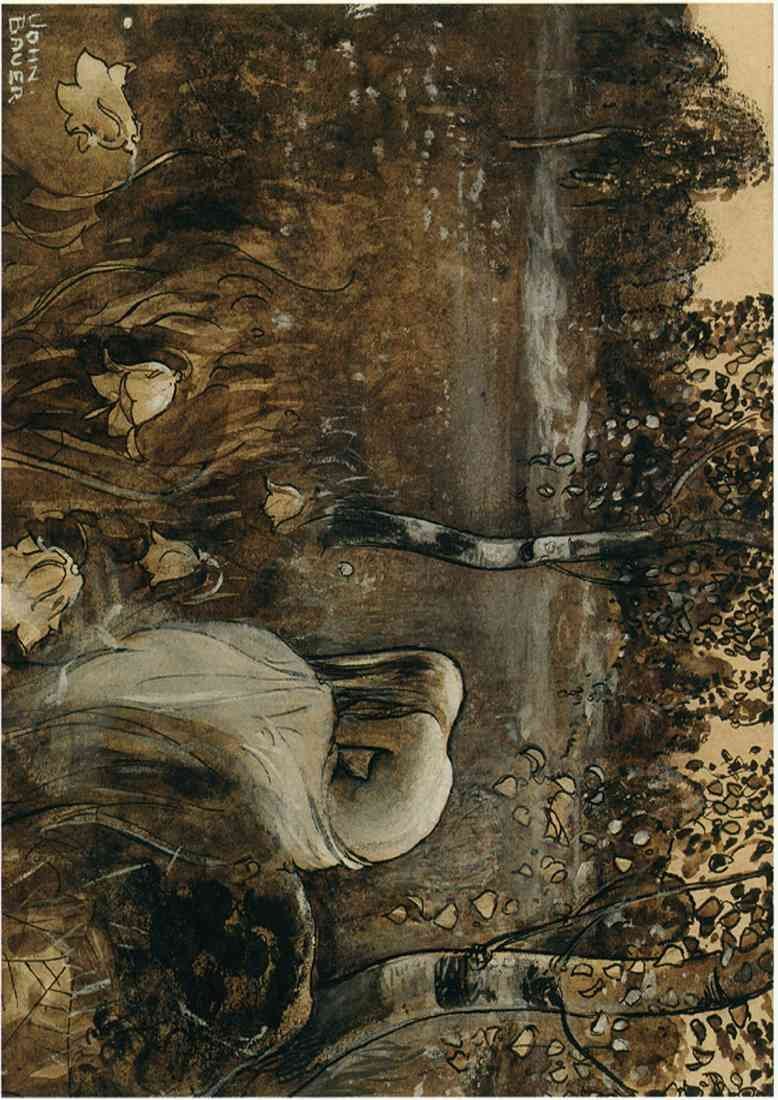 John Bauer Page 064 Fairy Art 3 A4 Photo Print