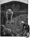 John Bauer Page 066 Fairy Art Vintage Illustration A4 Photo Print