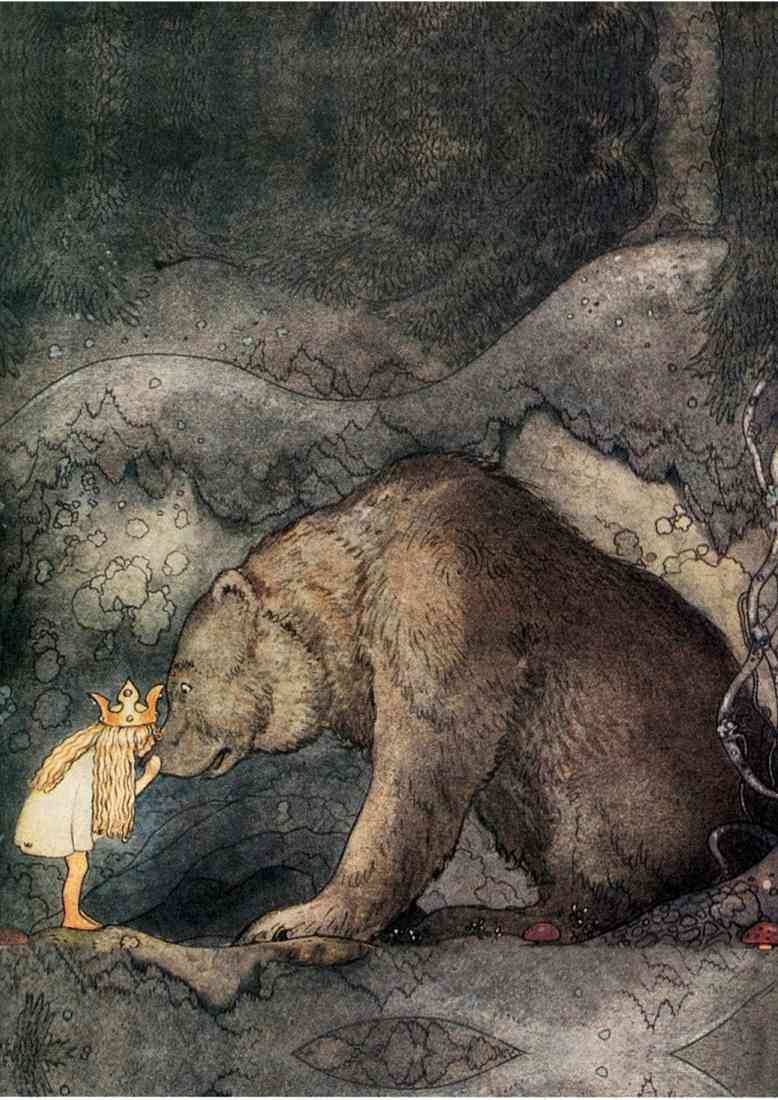 John Bauer Page 070 Fairy Art 2 A4 Photo Print