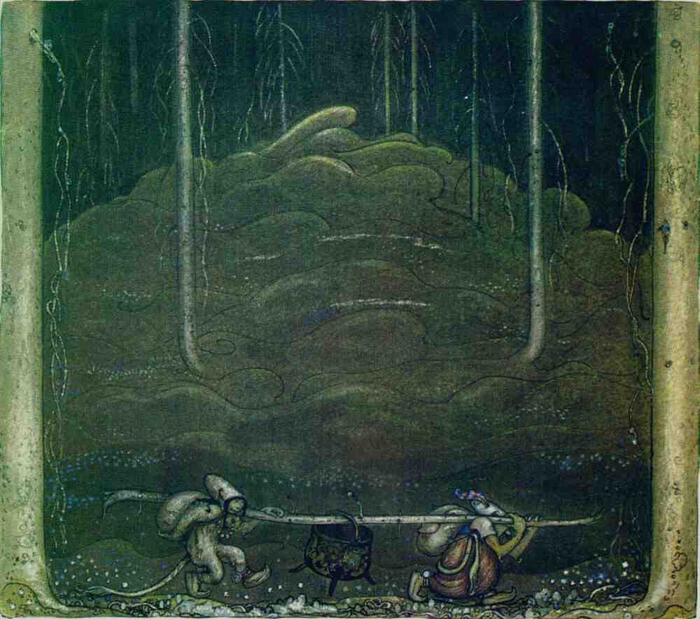 John Bauer Page 072 Fairy Art Vintage Illustration A4 Photo Print
