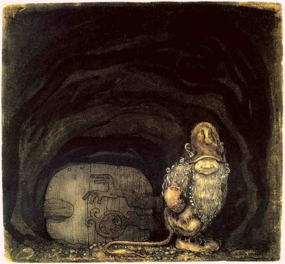 John Bauer Page 073 Fairy Art Vintage Illustration A4 Photo Print