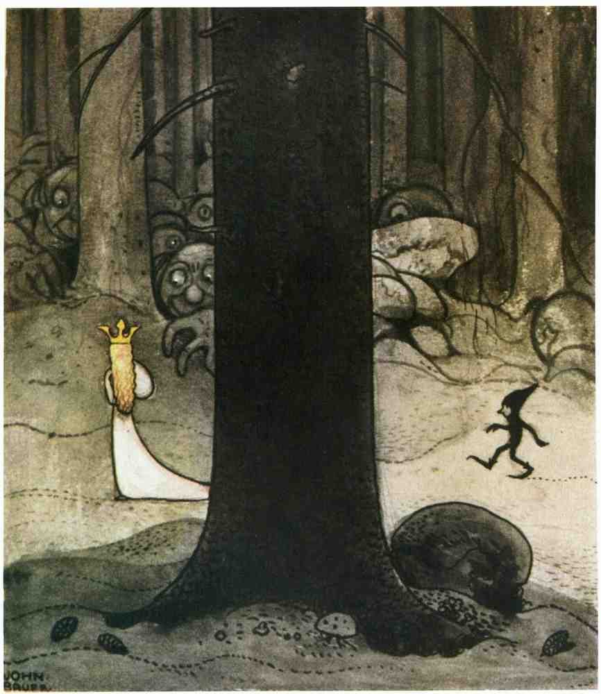 John Bauer Page 075 Fairy Art Vintage Illustration A4 Photo Print