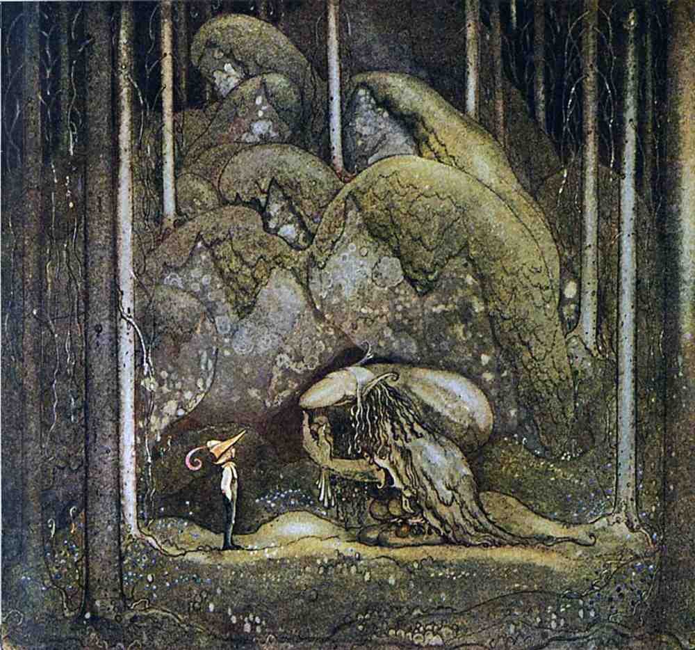 John Bauer Page 079 Fairy Art Vintage Illustration A4 Photo Print