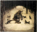 John Bauer Page 086 Fairy Art Vintage Illustration A4 Photo Print