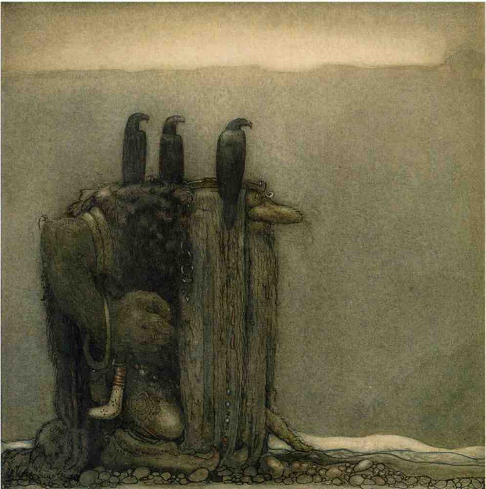 John Bauer Page 089 Fairy Art Vintage Illustration A4 Photo Print
