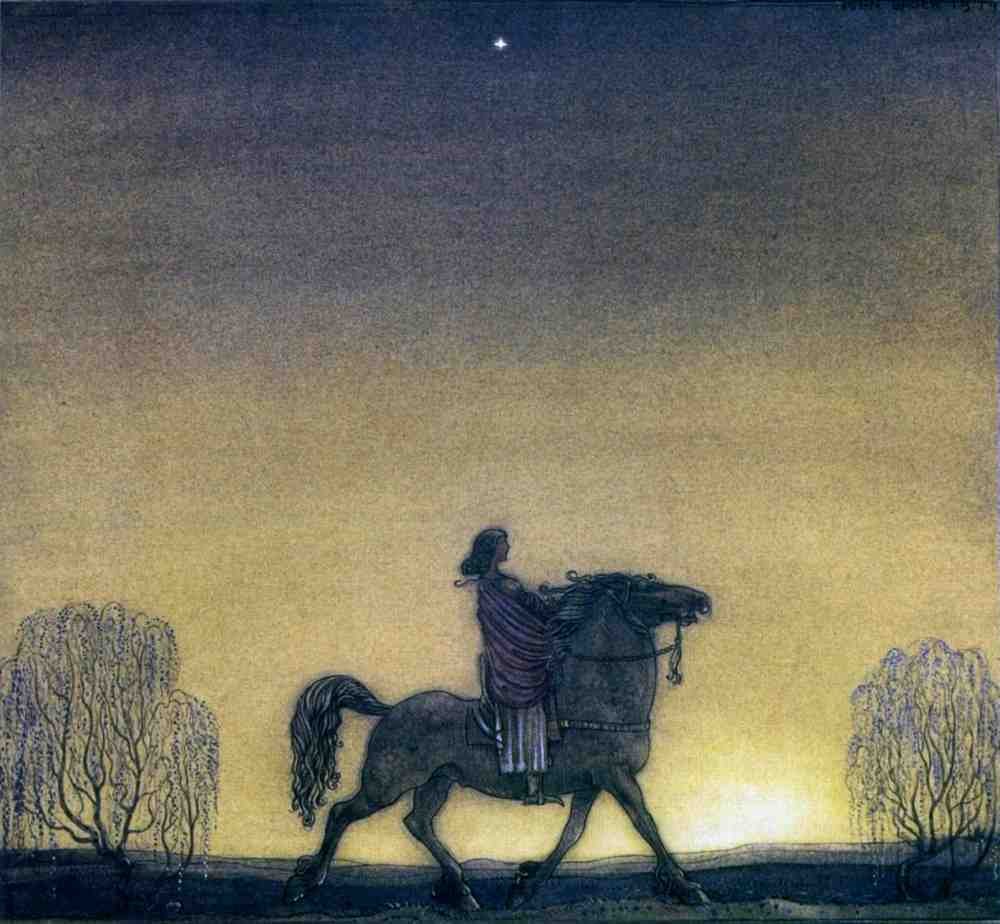 John Bauer Page 090 Fairy Art Vintage Illustration A4 Photo Print